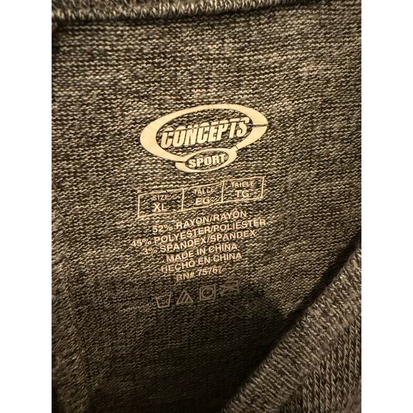 South Carolina Gamecocks Concepts Sports V Neck Women's Size XL T Shirt Gray - Picture 3 of 5